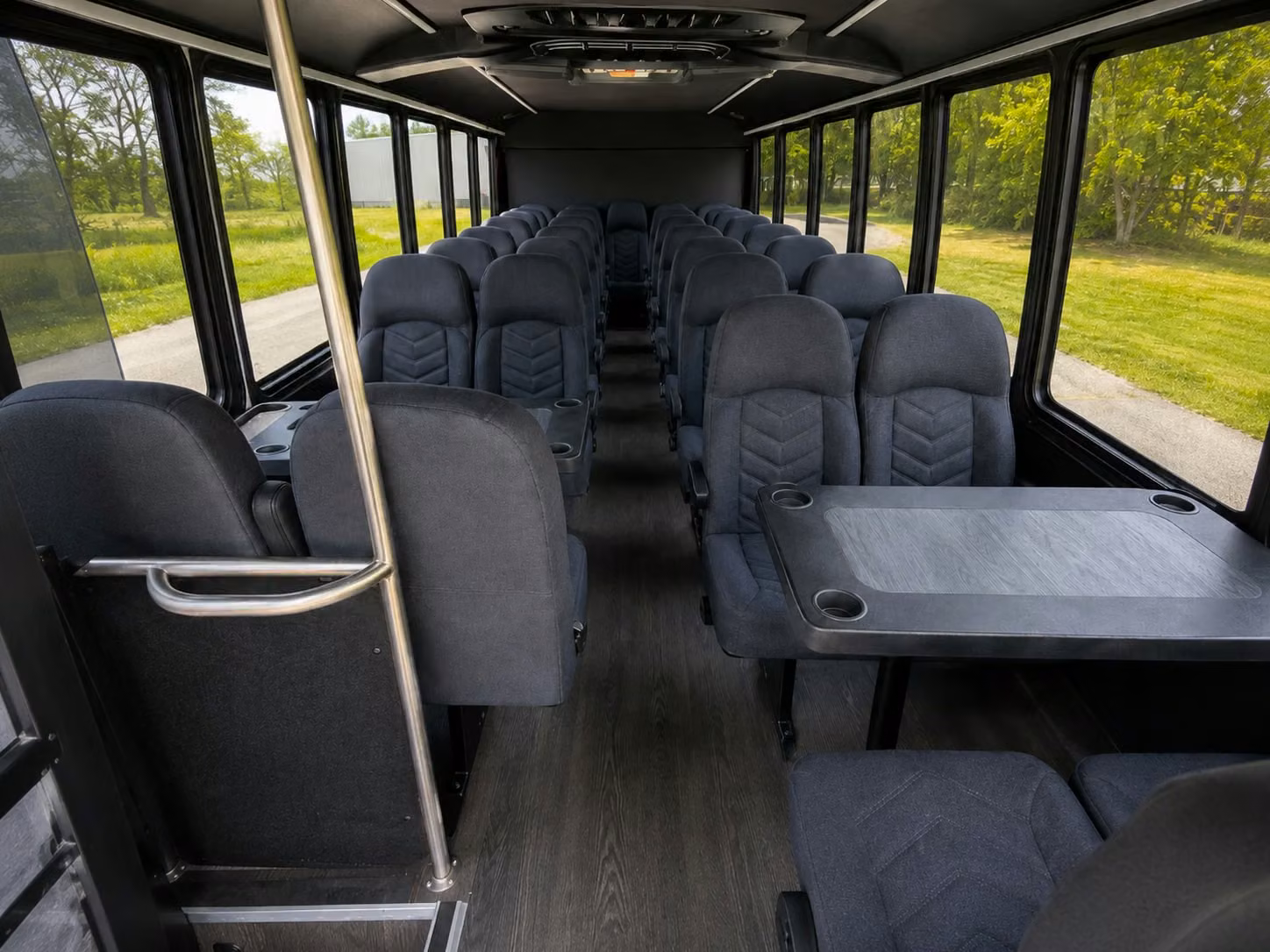 15 passenger minibus inside