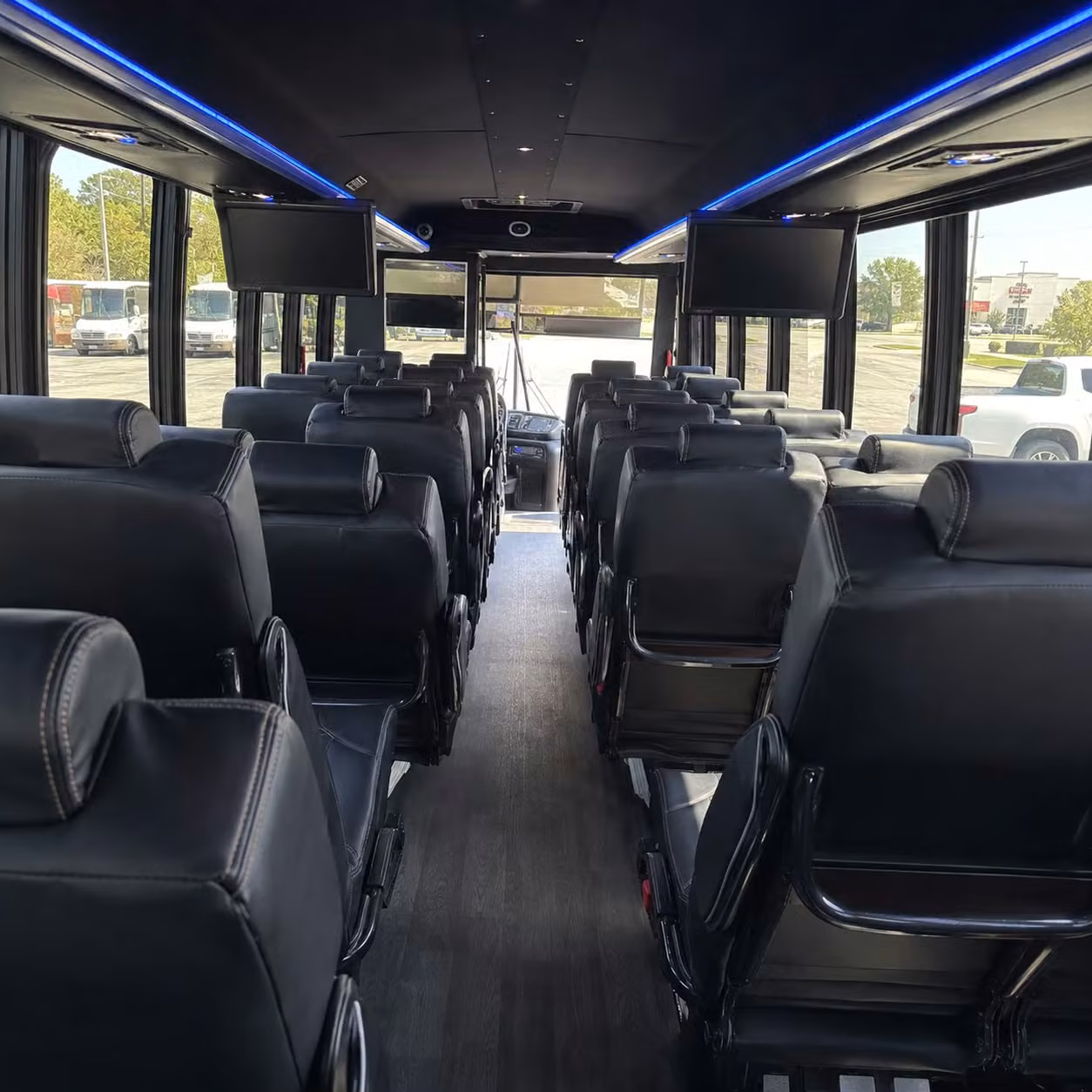 25 passenger minibus interior