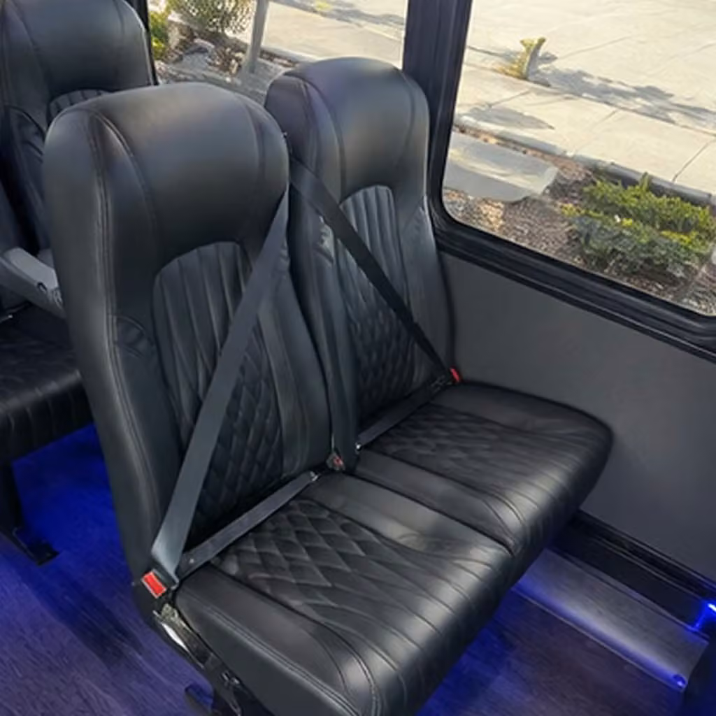 35 passenger minibus inside