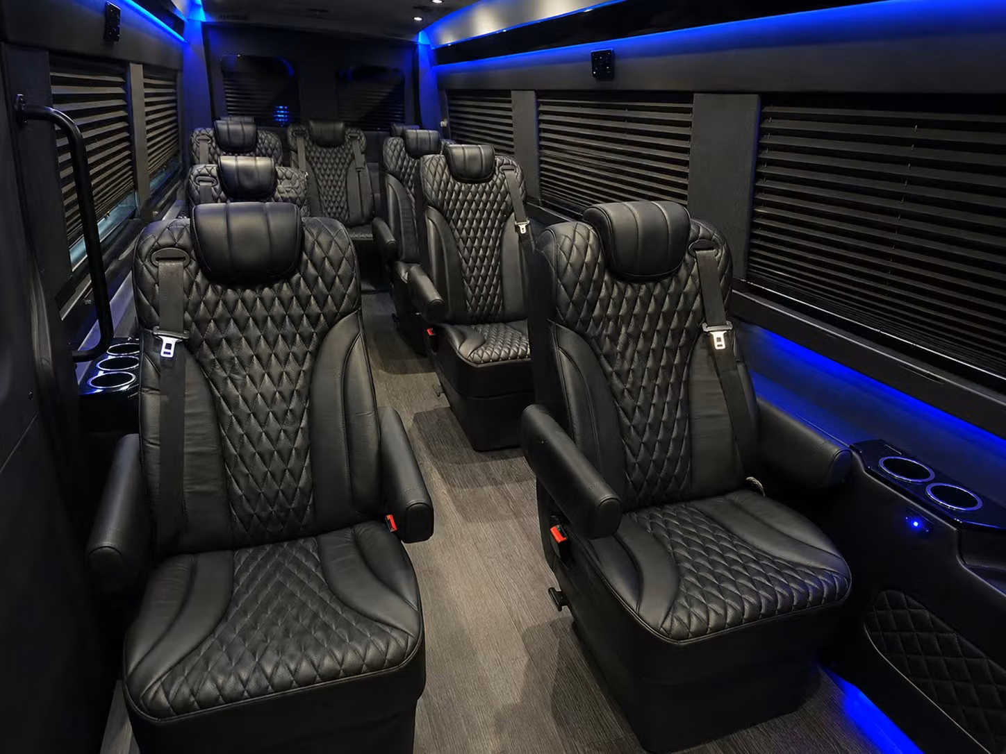 sprinter van with driver inside